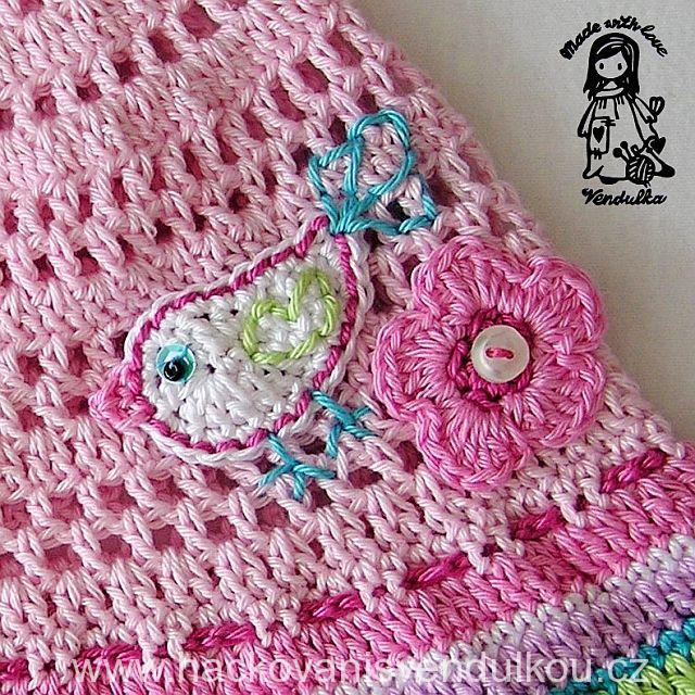 Háčkovaný letní klobouček - návod