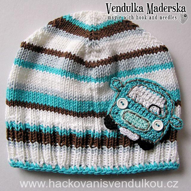 Auto - háčkovaná aplikace, návod