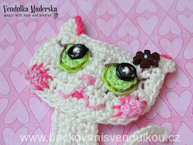 Kočička - návod na háčkování