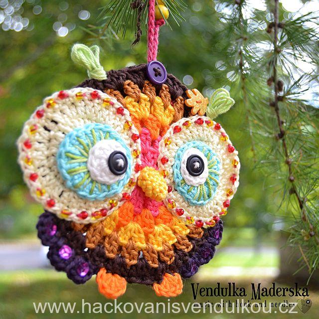 Podzimní sova - dekorace