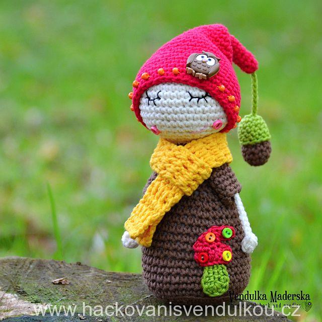 Dubový mužíček ¦ Vendula Maderská ¦ návod na háčkování