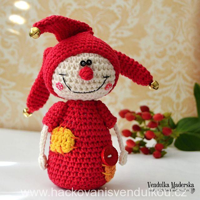 Kašpárek - návod na háčkování