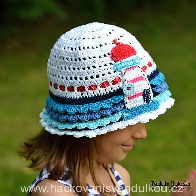 Návod na háčkovaný klobouček s majákem