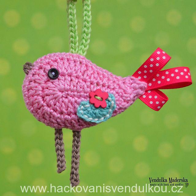 Návod na háčkovaného ptáčka