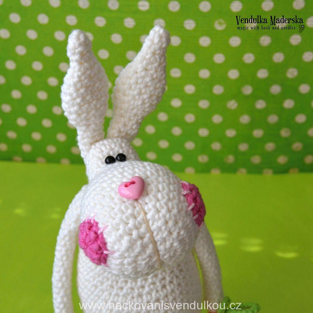 Háčkovaný zajíček ¦ návod na háčkování