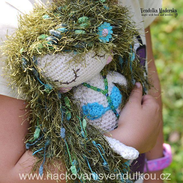 Háčkovaná mořská panna ¦ návod na háčkování