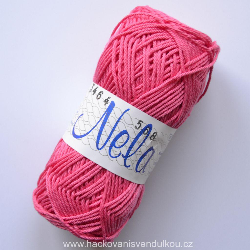 Příze Nela ¦ NČT ¦ růžovomalinová 3464