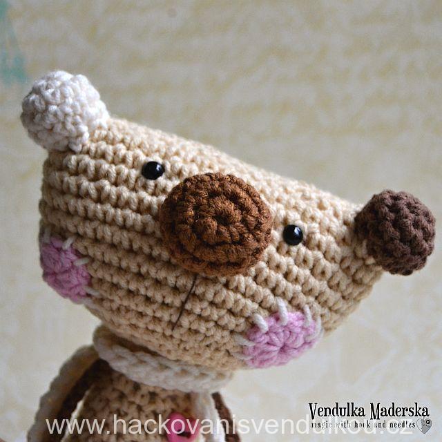 Háčkovaný medvídek ¦ Návod na háčkování