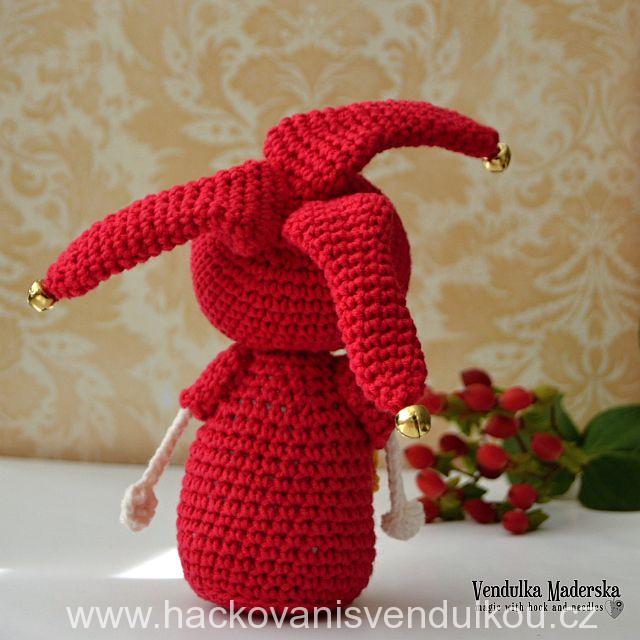 Kašpárek - návod na háčkování