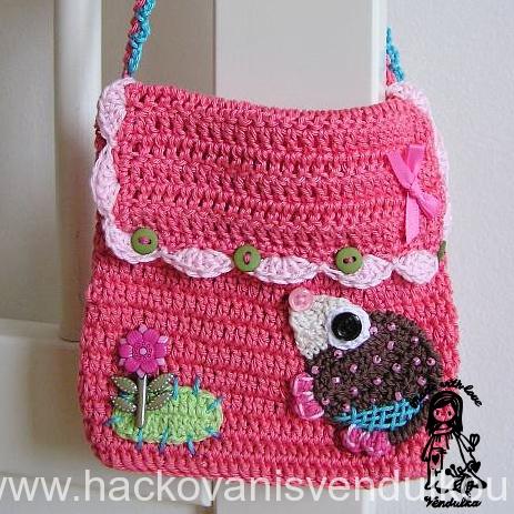 Háčkovaná čepička s ježečkem- návod