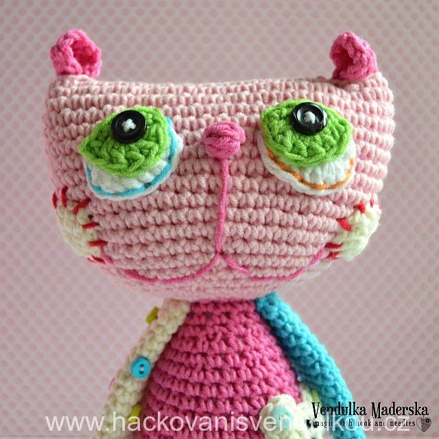 Háčkovaná kočička ¦ Návod na háčkování
