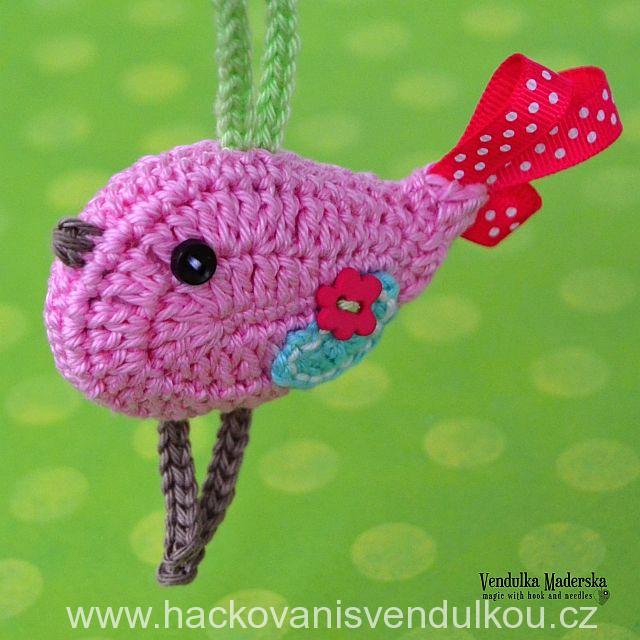 Návod na háčkovaného ptáčka