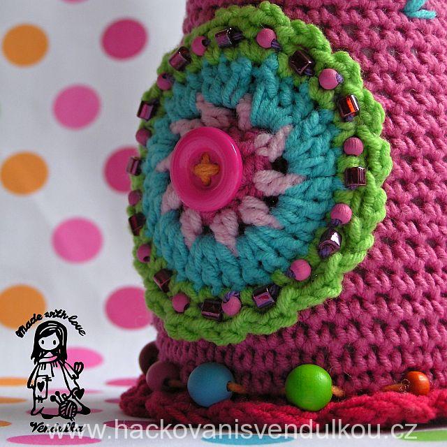 Háčkovaný duhový stromek ¦ Návod na háčkování