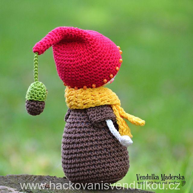 Dubový mužíček ¦ Vendula Maderská ¦ návod na háčkování