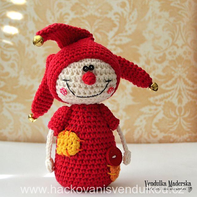 Kašpárek - návod na háčkování