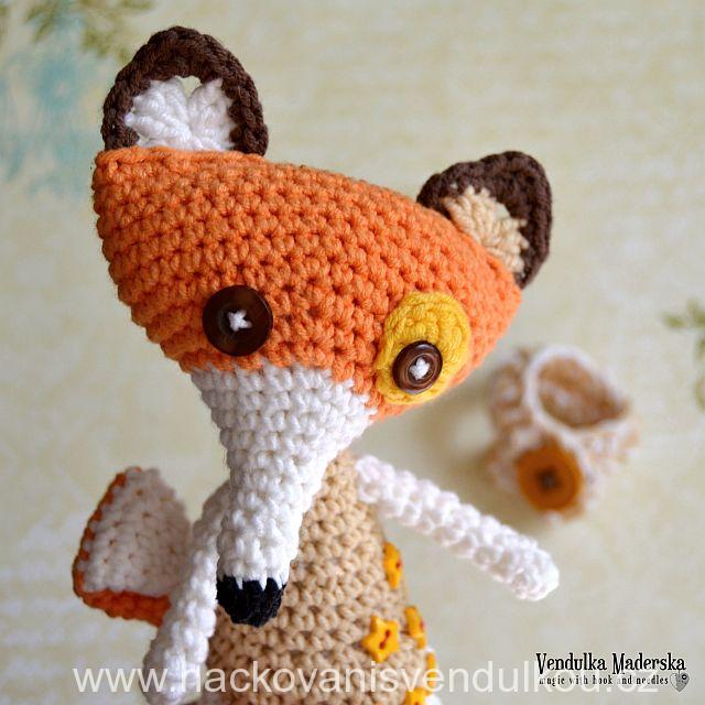 Háčkovaný lišák ¦ návod na háčkování