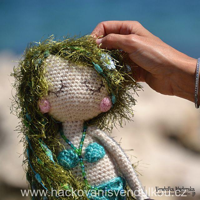 Háčkovaná mořská panna ¦ návod na háčkování