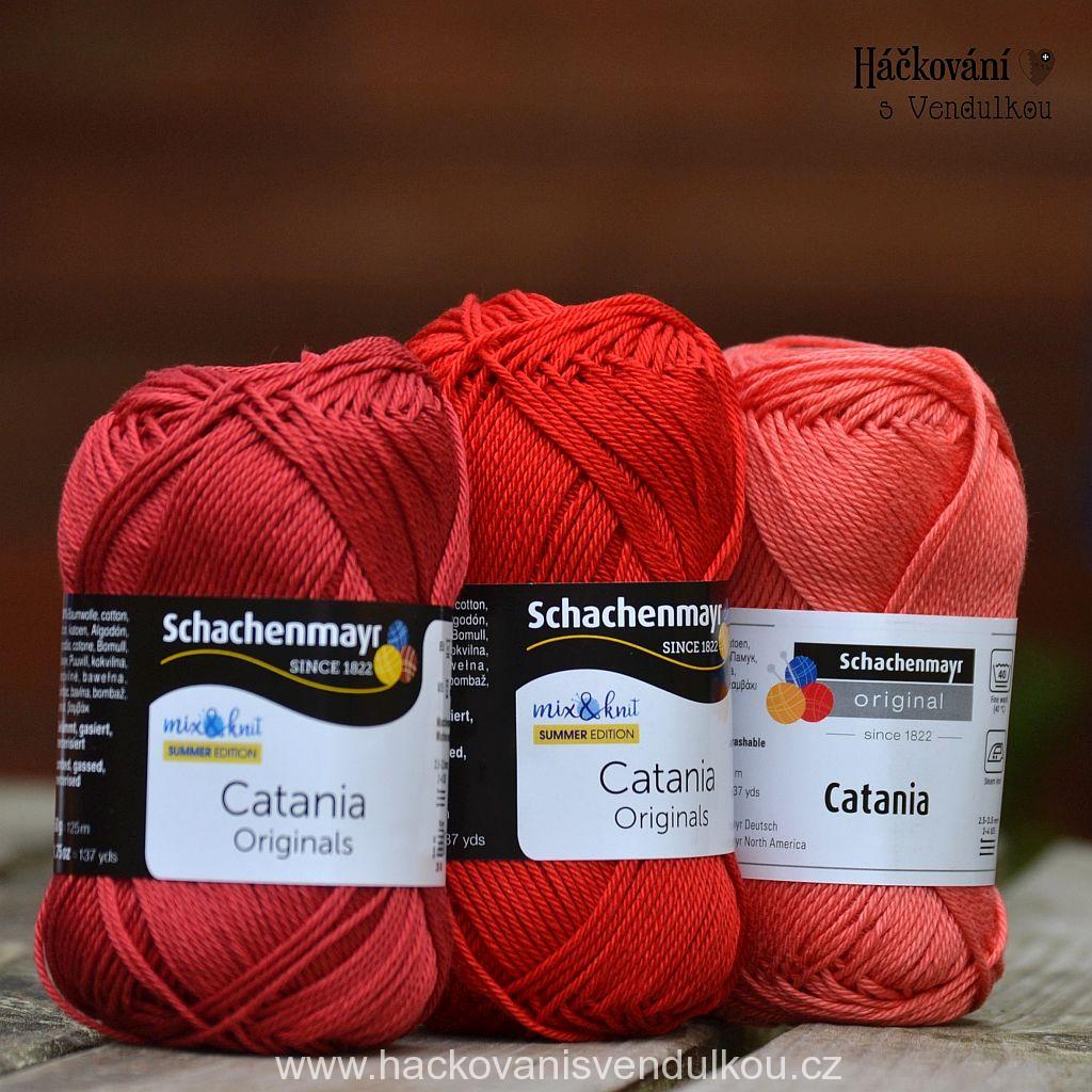 Příze Catania ¦ Schachenmayr ¦ červená - rajče 390