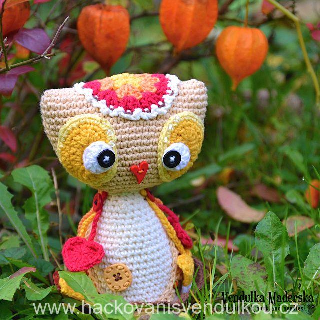 Háčkovaná sovička Emička ¦ Návod na háčkování