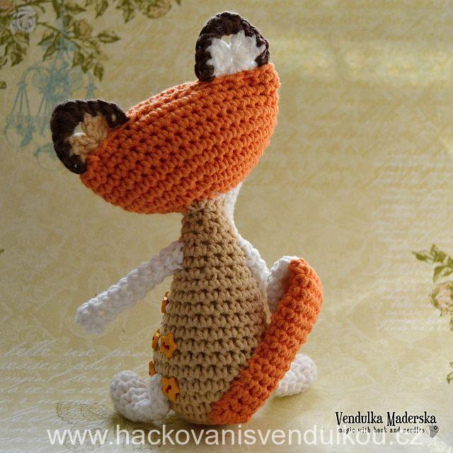 Háčkovaný lišák ¦ návod na háčkování