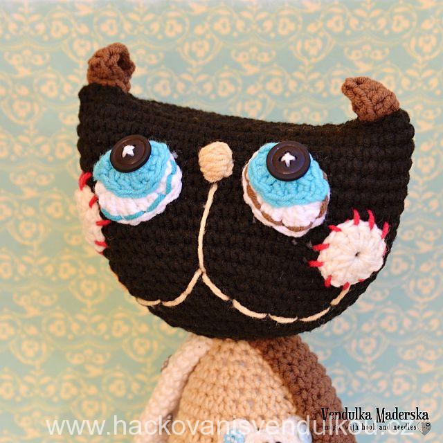 Háčkovaná kočička ¦ Návod na háčkování