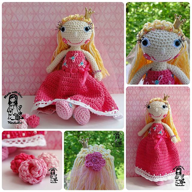 Návod na háčkovanou panenku