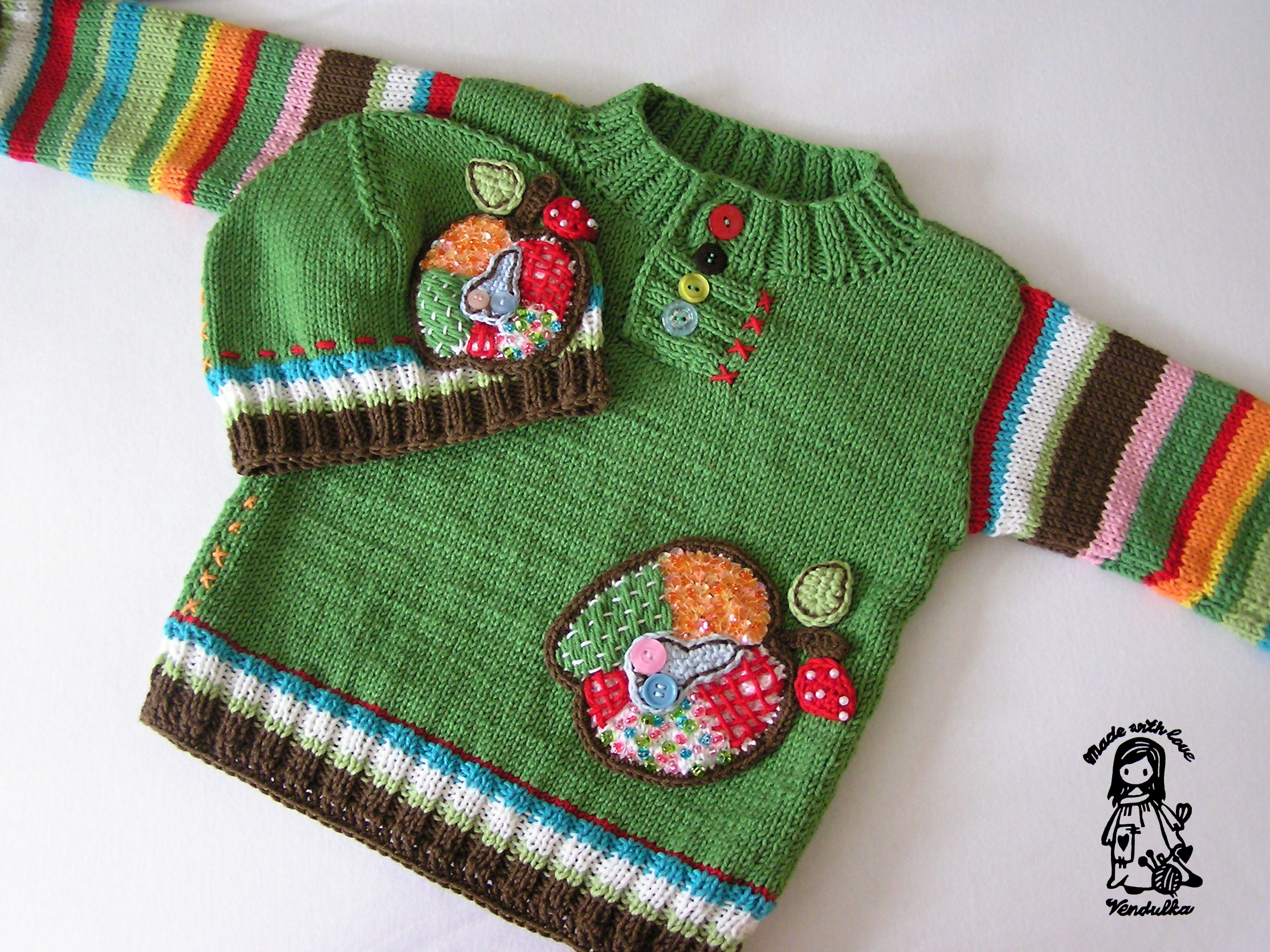 Návod na jablíčkový svetřík 